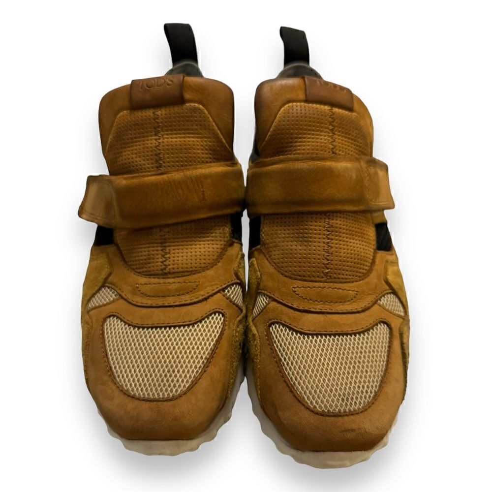 TOD’S Sportivo 80 Strap Miel Sneakers Suede Leather
